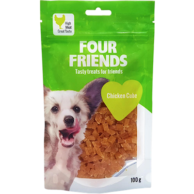 Preview of Fourfriends Dog/Cat Chicken Cube 100 g