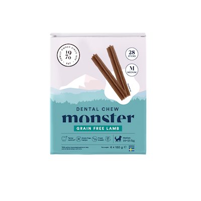 Preview of Monster Pet Food Dog Dental Chew Lamb Medium Month 28 st 720 g