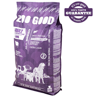 Preview of Zoo Good Dog Lamb Adult All Breed Grain Free 12 kg