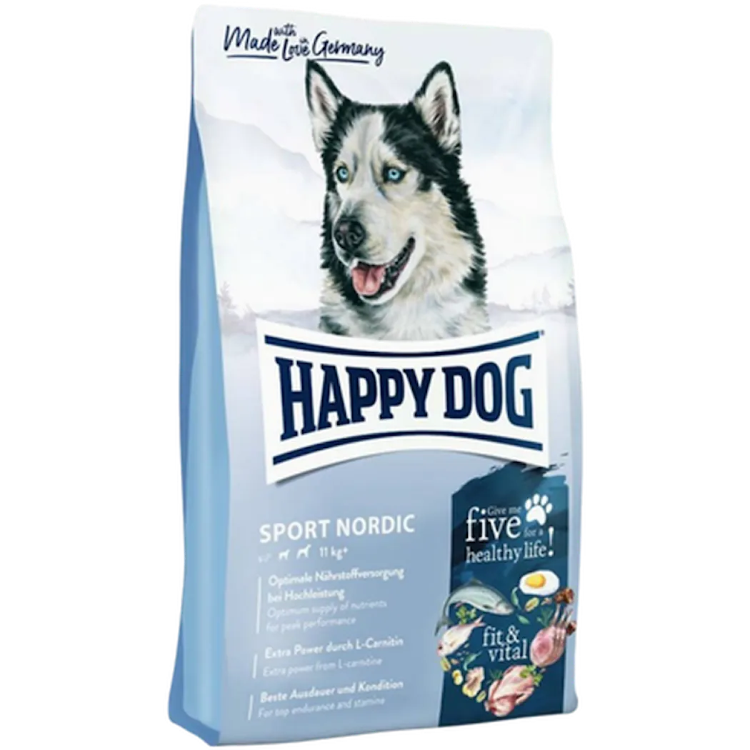 Happy Dog Dry Food Fit & al Adult Sport Nordic Blue 14 kg