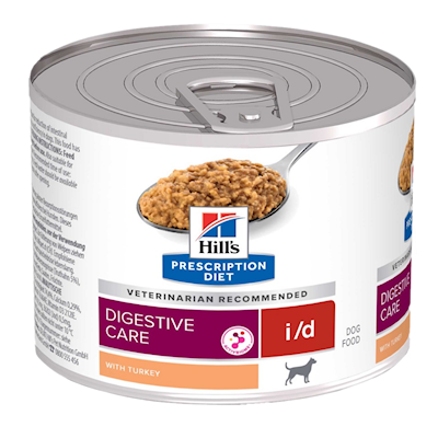 Preview of Hill'S Prescription Diet Dog i/d Digestive Care Turkey Canned - Wet Dog Food 200 g x 12 st