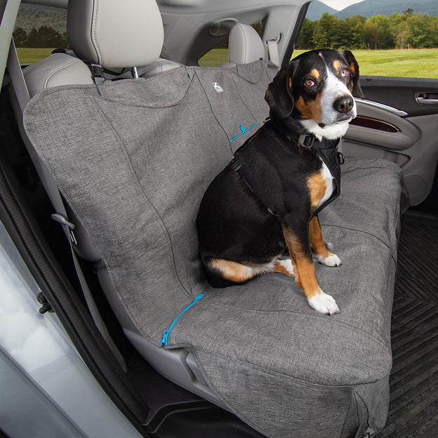 Kurgo - No Slip Grip Bench Seat Cover Heather Grey 140cm - Hund - Hundburar - ZOO.se