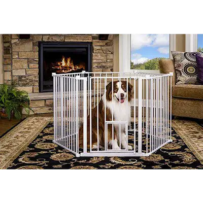 Pet Gate Convertible Pet Yard