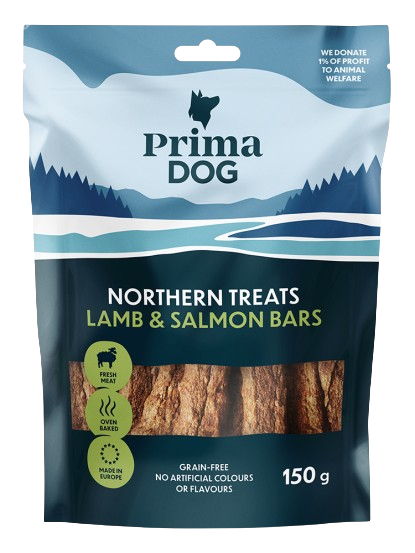 Prima Dog - Northern Treats Patukat Lammasta ja lohta 80g - Koirat - Koiran herkut ja puruluut - Palkitsemisherkut