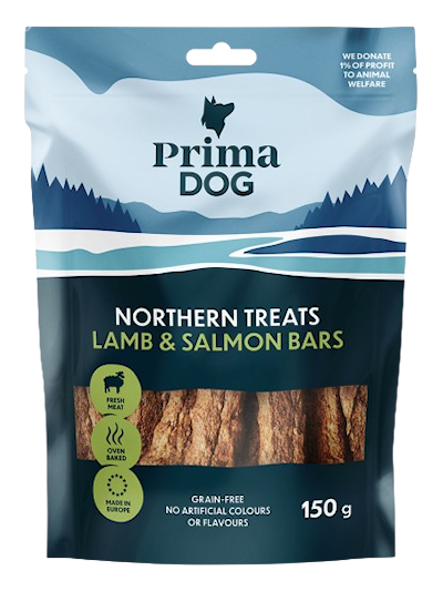 Preview of Prima Dog Northern Treats Bars Lamm & Lax 80 g