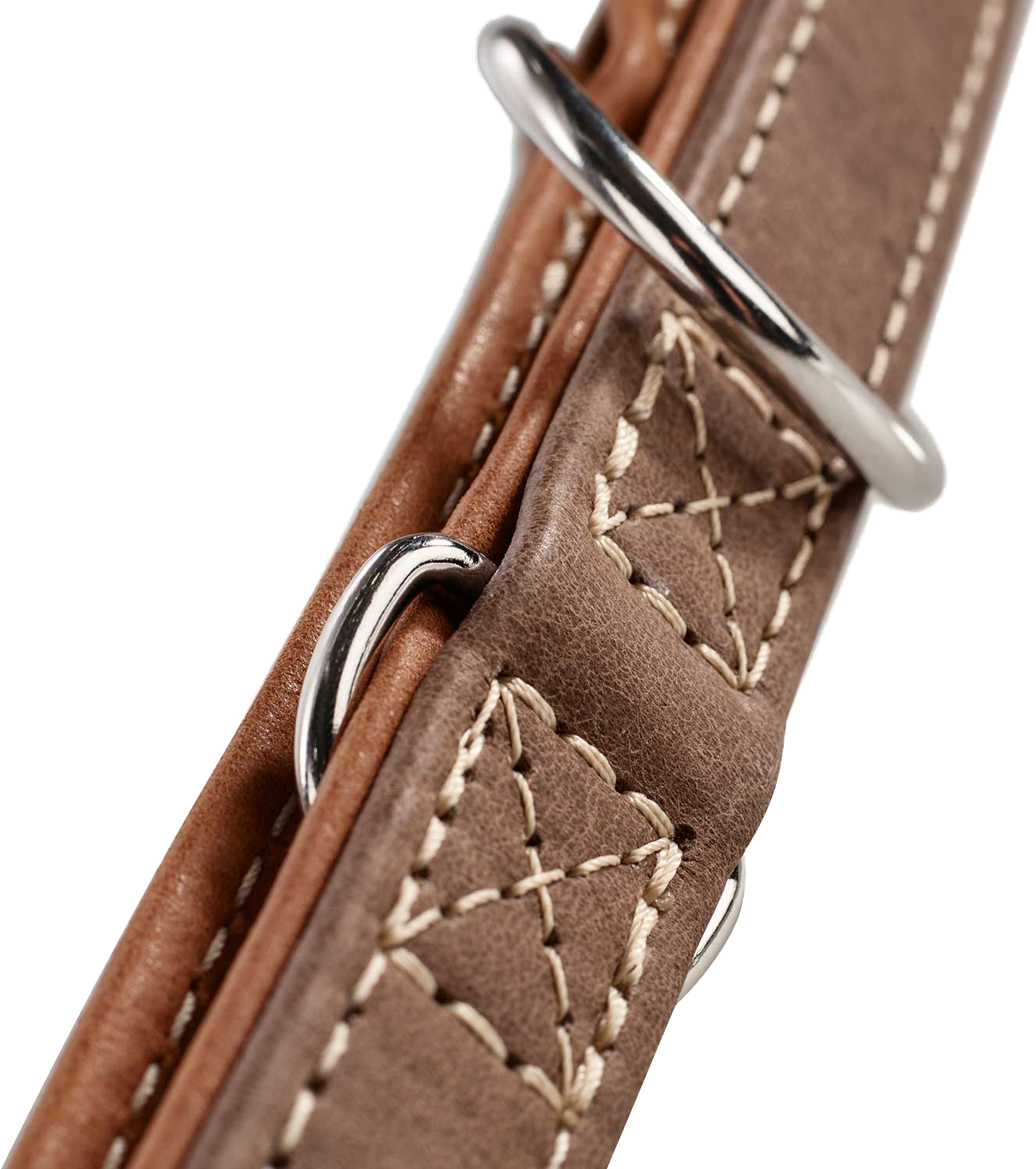 hunter_dog_leash_leather_training_adjustable_tabac