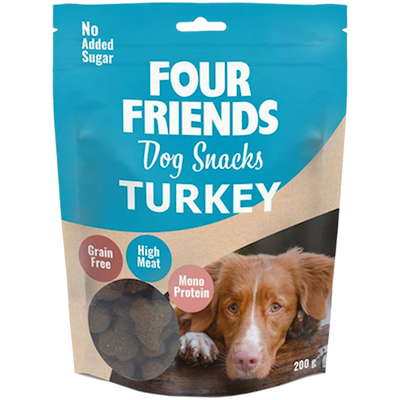 Preview of Fourfriends Dog Snacks Turkey 200 g