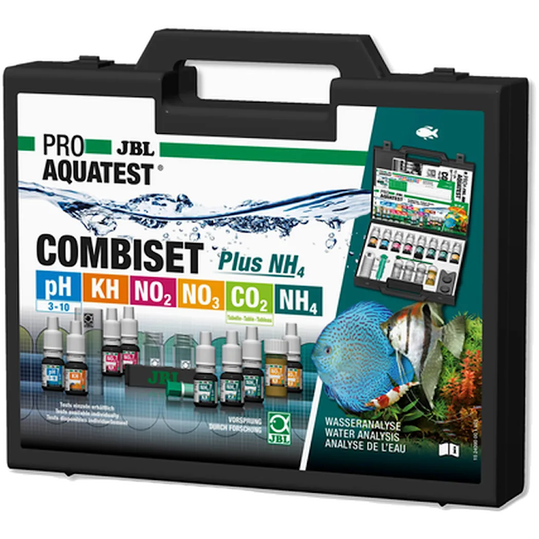 JBL ProAquaTest Case CombiSet Plus NH4 Freshwater 6-pack