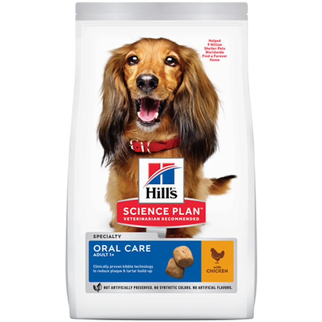 Hills Science Plan Canine Adult Oral Care Chicken - Dry Dog Food