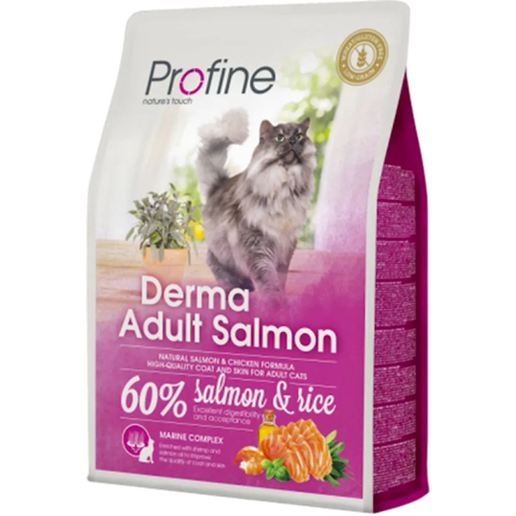 Cat Dry Food Derma Adult Salmon & Chicken