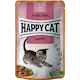 Happy Cat Pouch Kitten/Junior Duck In Sauce Pink 85 g