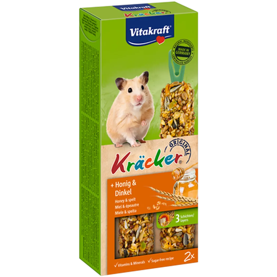 Vitakraft Kjeks Hamster Honning 2-pakning