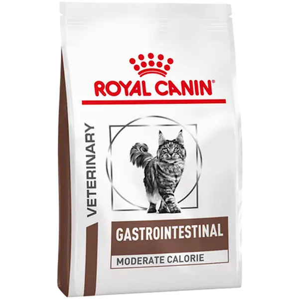 Gastrointestinal Moderate Calorie torrfoder för katt 4 kg