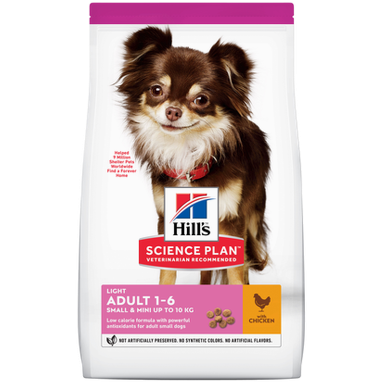 Hills Science Plan - Adult Light Small & Miniature Chicken - Dry Dog Food 1,5 kg - Hund - Hundefôr & hundemat - Tørrfôr for hund - ZOO.no