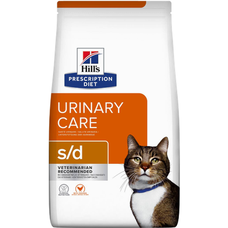 Hill's Prescription Diet Feline - s/d Urinary Care Chicken - Dry Cat Food 1,5 kg - Katt - Kattfoder & kattmat - ZOO.se