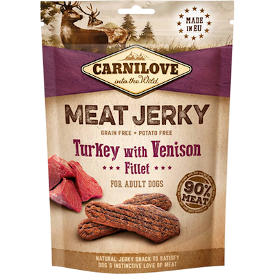 Preview of Carnilove Jerky Turkey with Venison Fillet 100 g