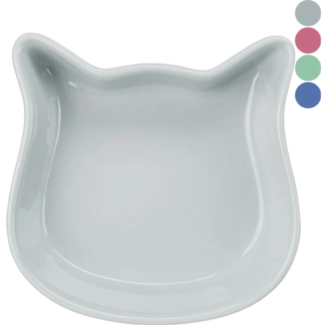 Trixie Ceramic Bowl Cat Face 0.25 l/12 cm