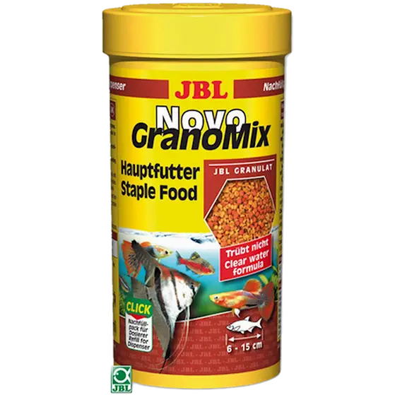 NovoGranoMix Granulat for Medium & Large Fish Yellow 250 ml