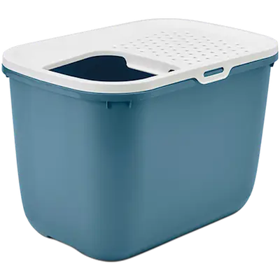 Hop In Litter Box - Cat toilet Blue 59x39x38cm