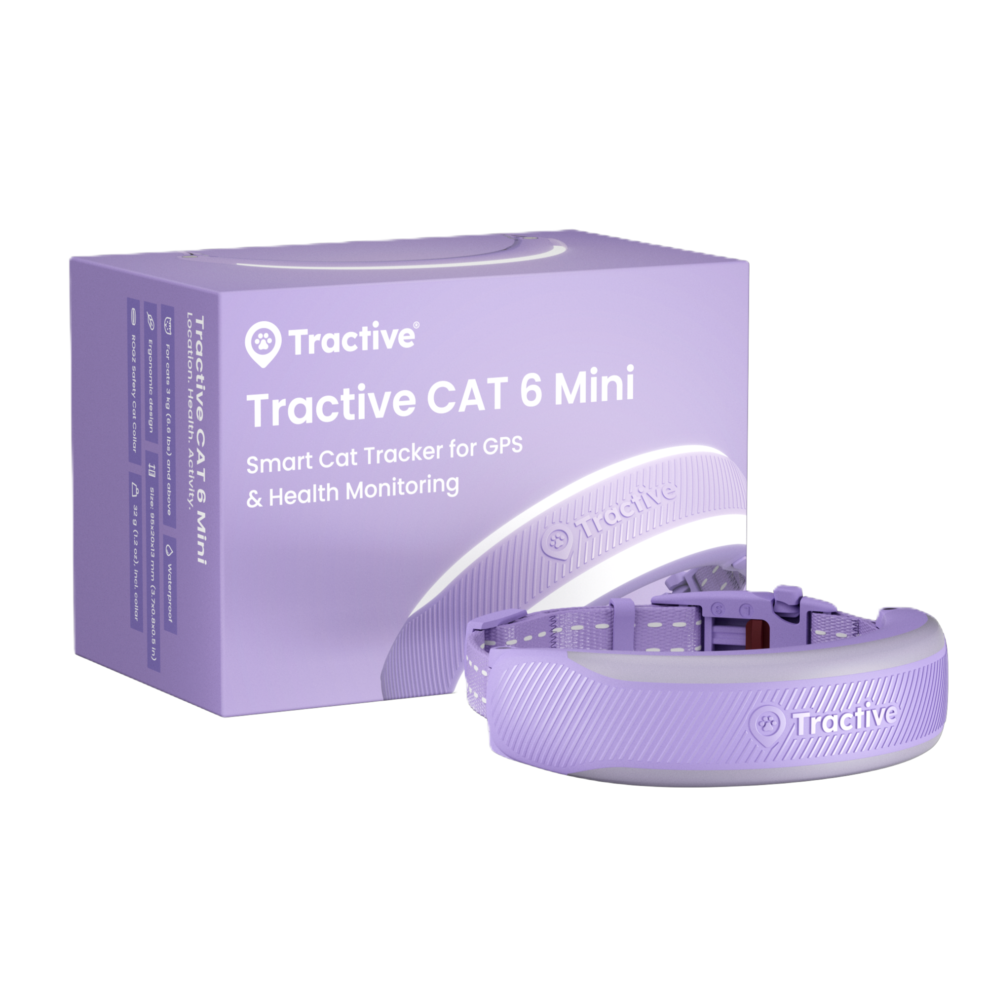 Tractive CAT 6 Mini GPS Lavendel