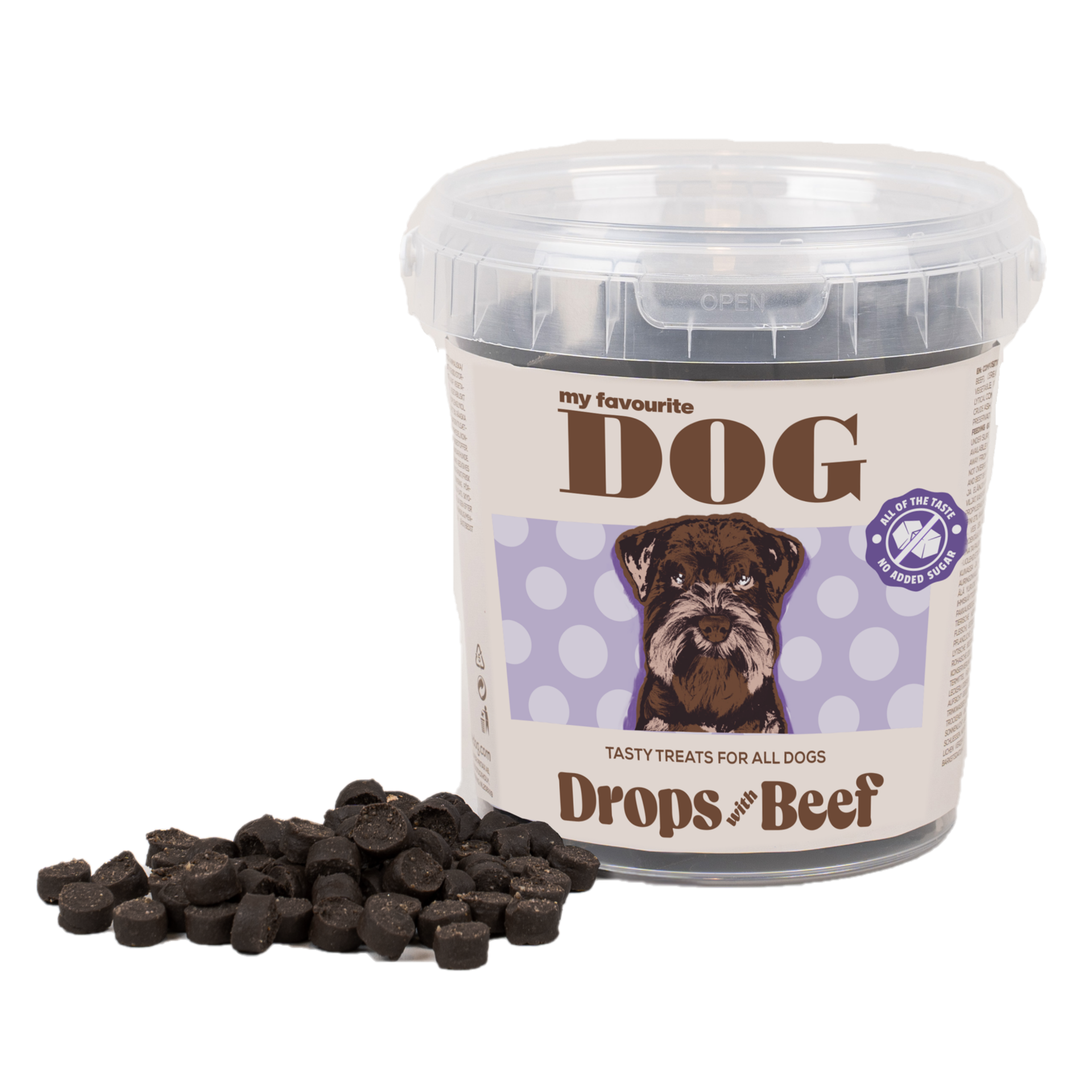 My favourite DOG - Drops with Beef 500 g - Hund - Hundgodis - Träningsgodis & belöningsgodis - ZOO.se