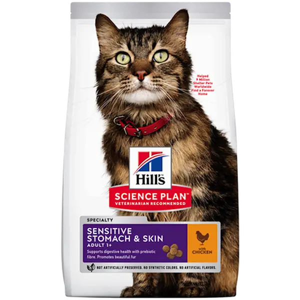 Adult Sensitive Stomach & Skin Chicken - Dry Cat Food