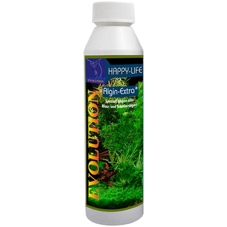 Happy-Life - Algin Extra White 250 ml - Akvaristik - Vattenpreparat för akvarium - Algmedel för akvarium - ZOO.se