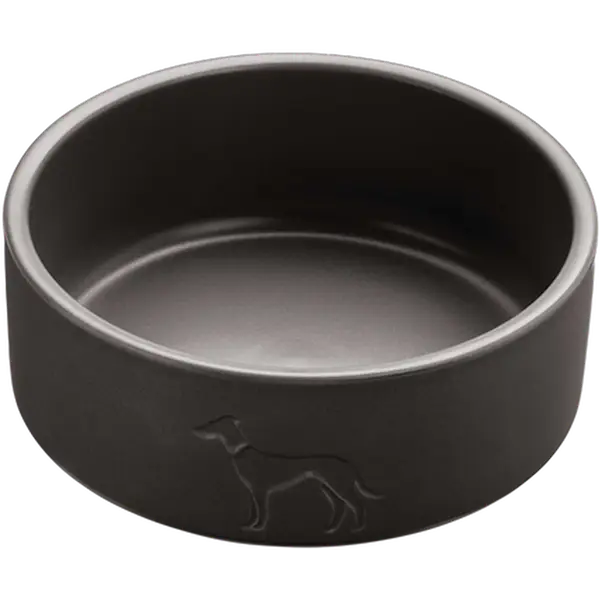 Dog & Cat Feeding Bowl Osby Ceramic Grey 1100ml/ø16cm
