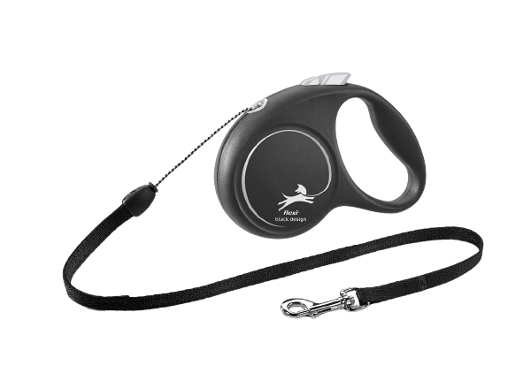 Flexi - Kelatalutin Black Design Cord Hopea, S, 5m, max 12kg - Koirat - Kaulapannat