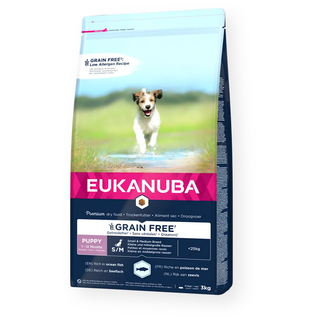 Eukanuba Dog Grain Free Puppy & Junior Small/Medium