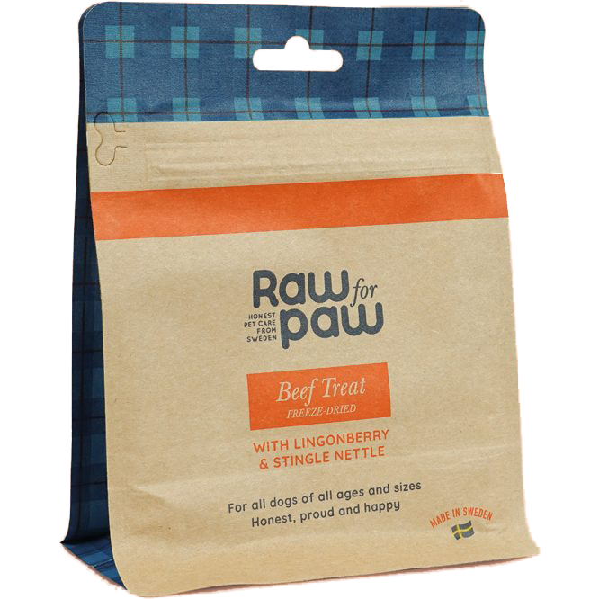 Raw for Paw - Beef Treat 50 g - Hund - Hundgodis - Frystorkat hundgodis - ZOO.se