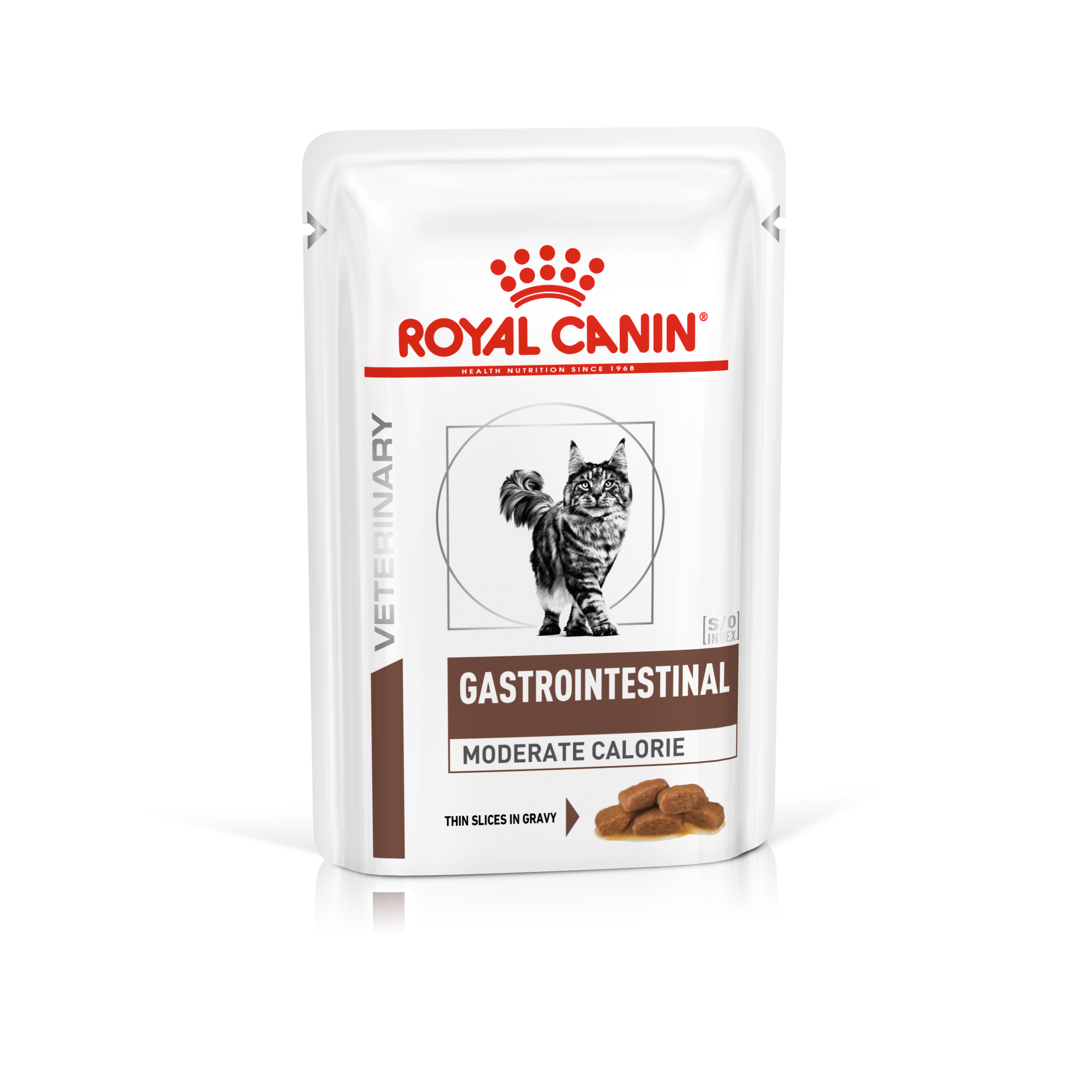 Gastrointestinal Moderate Calorie Slices In Gravy Våtfoder för katt 85 g x 12 st - Katt - Kattfoder & kattmat - Veterinärfoder för katt, Veterinär - Veterinärfoder För Katter - Royal Canin Veterinary Diets Cat - ZOO.se