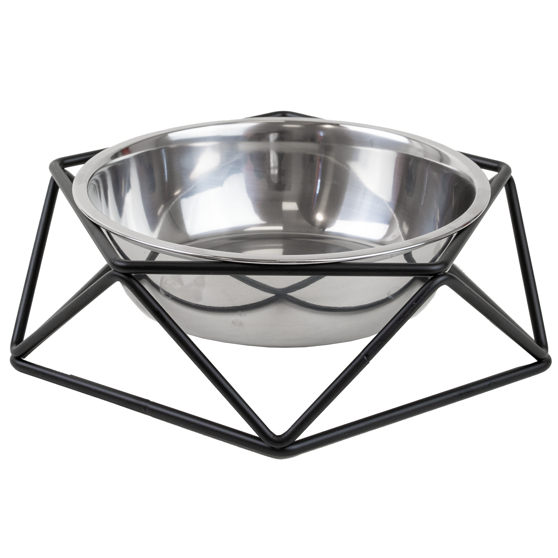 Matskål Pentagon Svart L 700ml 22x7cm