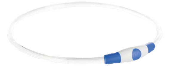Trixie Blinklysring USB Blå L-XL: 65 cm/ø 8 mm