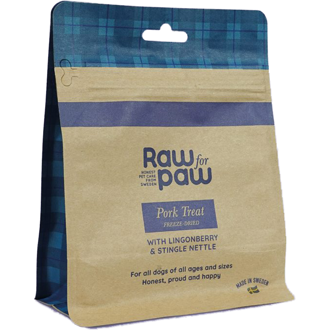 Raw for Paw - Pork Treat 50 g - Hund - Hundgodis - Frystorkat hundgodis - ZOO.se