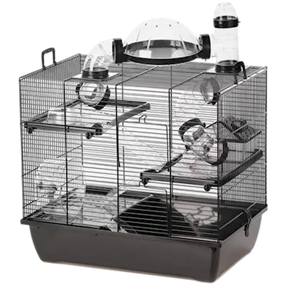 Rodent Cage Black Rufus