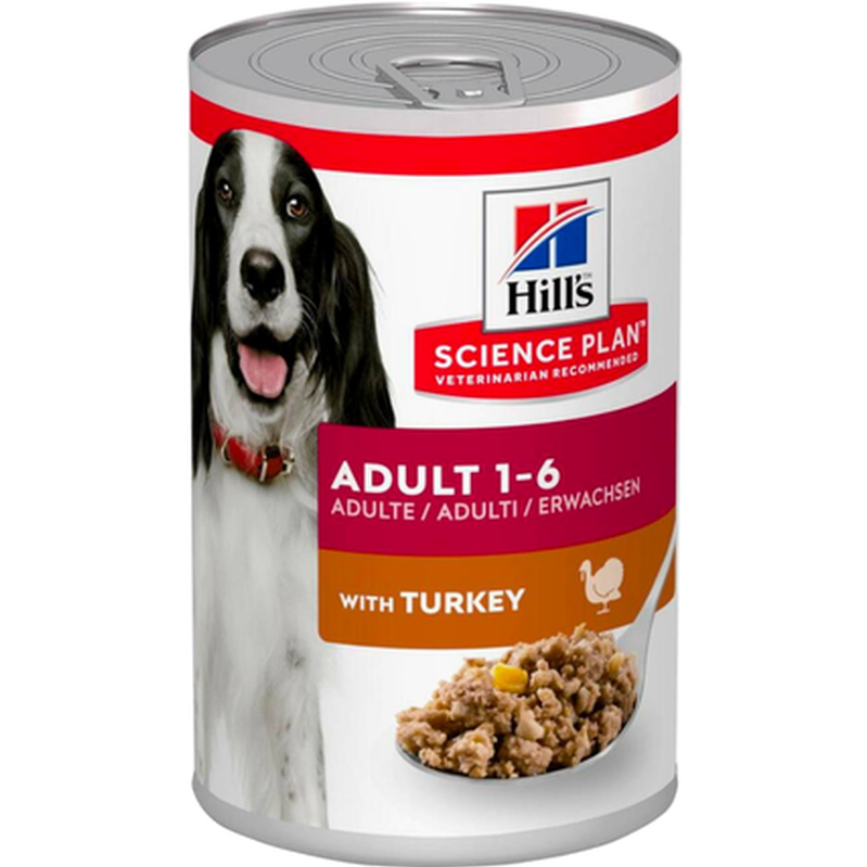 Adult Turkey Canned - Wet Dog Food 370 g x 12 - Hund - Hundefôr & hundemat - Våtfôr & våtmat - Hills Science Plan