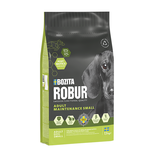 Bozita Robur - Adult Maintenance Mini 3kg - Hund - Hundefôr & hundemat - Tørrfôr for hund - ZOO.no