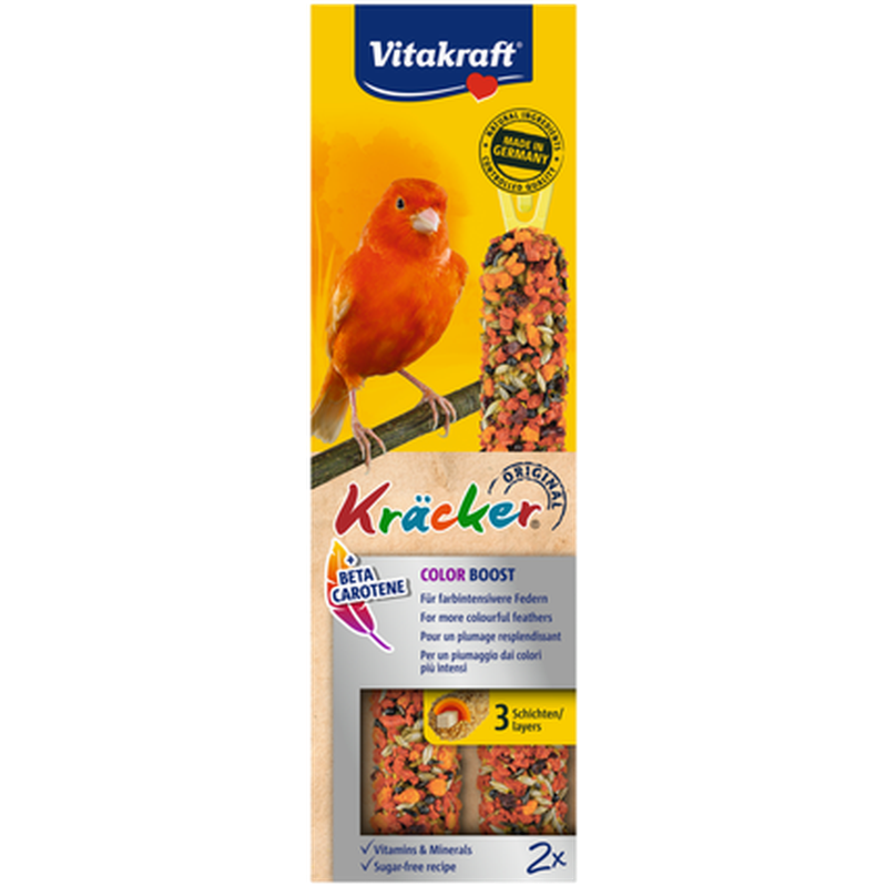 Vitakraft - Kjeks kanarifarge 2-pakning - Fuglegodteri & kräcker - Frøstenger & frøkolber - ZOO.no
