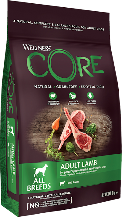 Preview of Core Petfood Dog Adult All Breed Grain Free Lamb Dry 10 kg