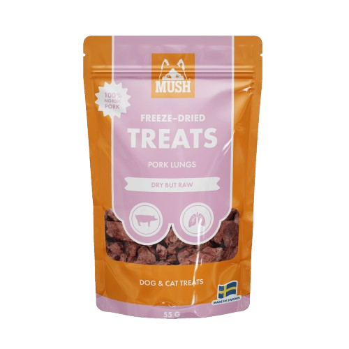 Mush - Treats Frystorkat Gris Lunga 45 g - Hund - Hundgodis - ZOO.se