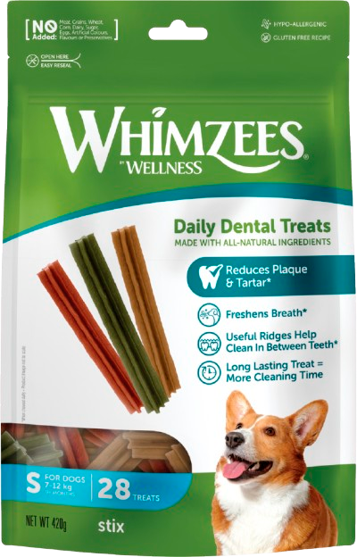 Whimzees - Stix Dental Dog Small 28 st - Hund - Hundgodis - Dentaltugg & Tandtugg - ZOO.se