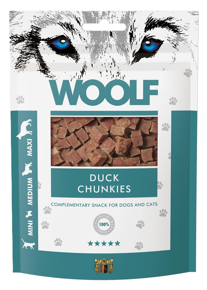 WOOLF Duck chunkies 100g