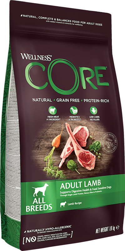 Preview of Core Petfood Dog Adult All Breed Grain Free Lamb Dry 1,8 kg