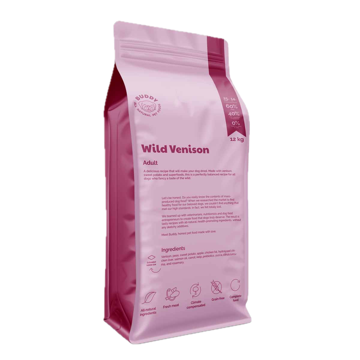 Buddy Pet Foods Buddy Pet Foods Wild Venison