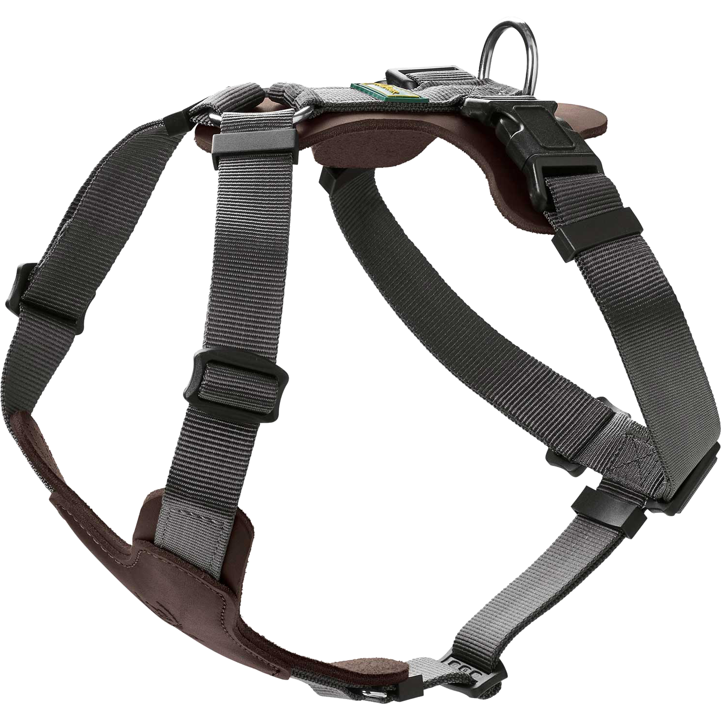 Hunter - Dog Harness Mixed Aalborg Brown M-L Chest 63-96cm - Hund - Halsbånd - ZOO.no