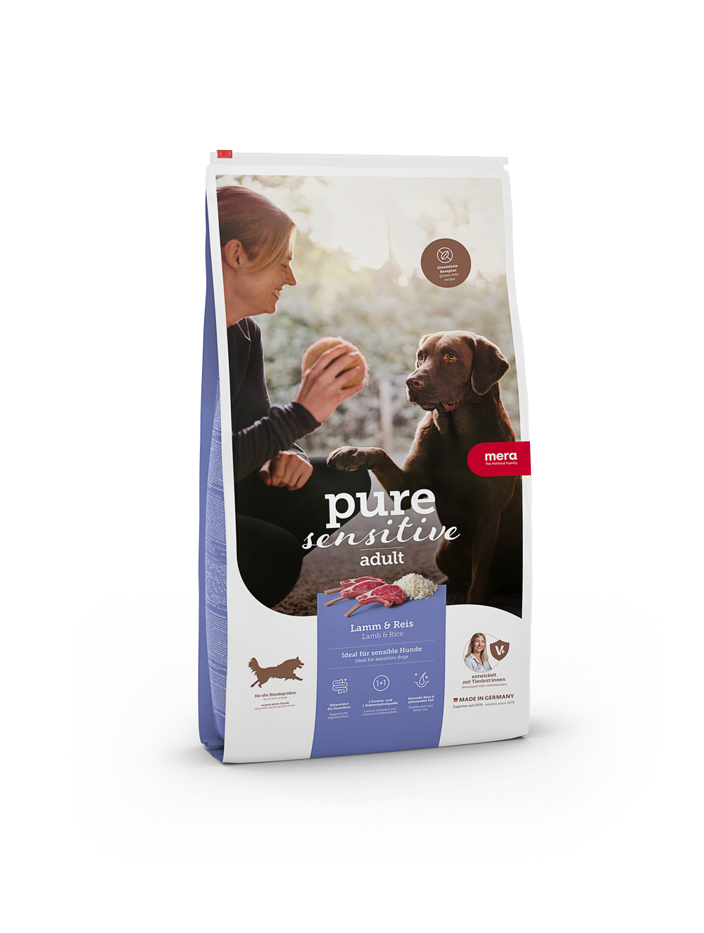 Mera Petfood - Pure Sensitive Adult Lamm & Ris 12,5 kg - Hund - Hundmat & hundfoder - ZOO.se