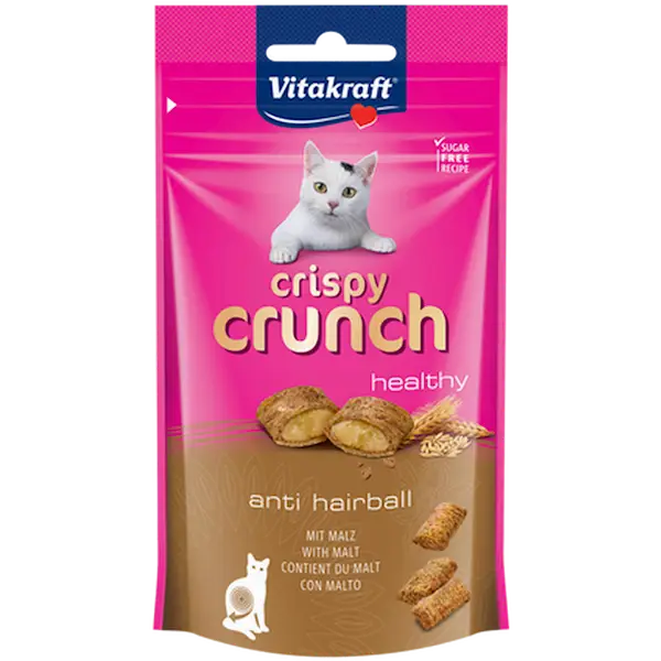 Cat Crispy Crunch Malt 60 g x 8 stk.
