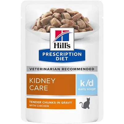 k/d Kidney Care Early Stage Chicken Pouch - Wet Cat Food