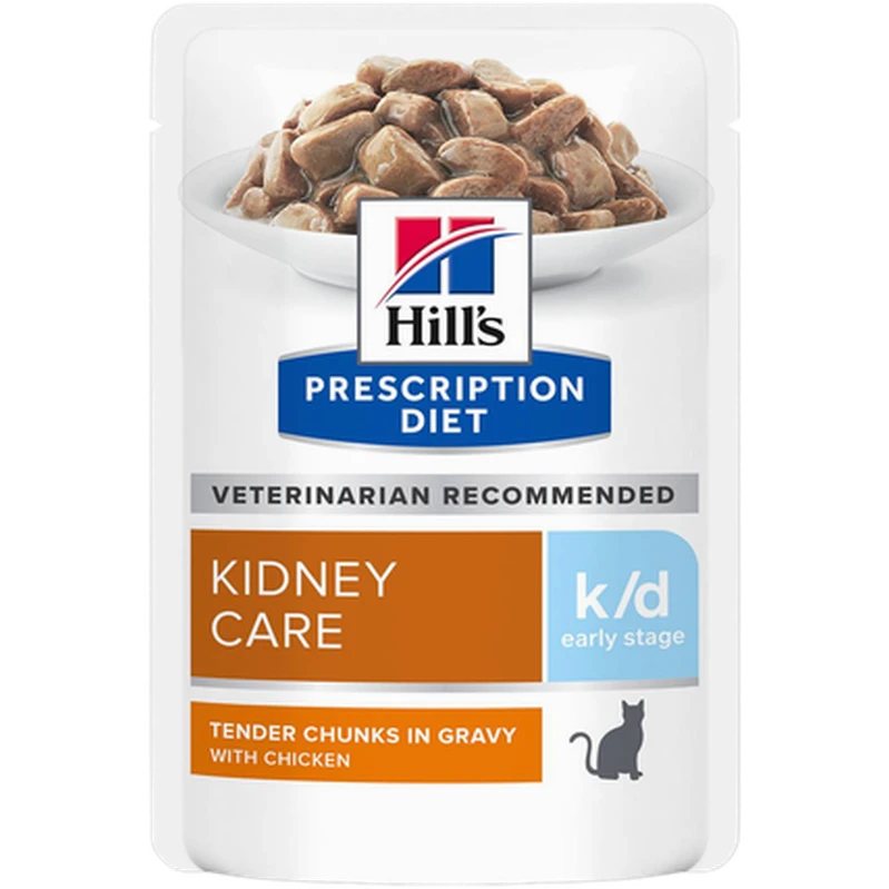 k/d Kidney Care Early Stage Chicken Pouch - Wet Cat Food 85 g x 12 st -  Pouch 